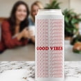 thumbnail image 5 of Motivational Gifts For Men Good Vibes Retro Style 12-Pack Ultra Slim Can Thermocoolers, 5 of 8