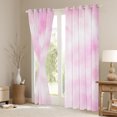 thumbnail image 3 of Castle Fairy Gradient Universe Blackout Curtains Set of 2 (52x84 Each) for Girls Teens,Pink Galaxy Window Curtains,Ombre Watercolor Curtains and Drapes,Breathable Home Decor, 3 of 6