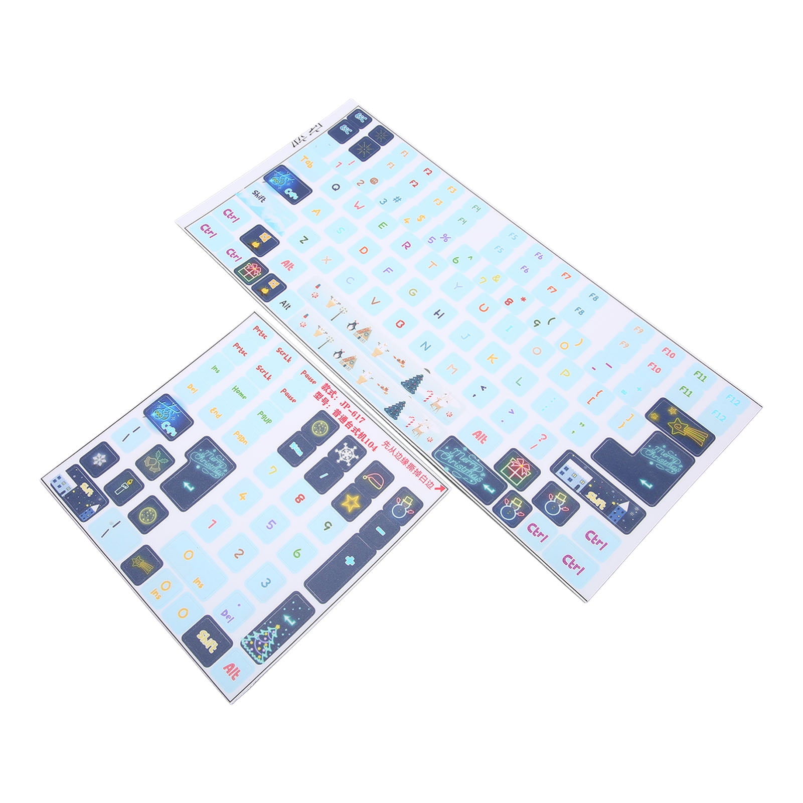Keyboard Stickers, Keycaps Stickers Cartoon Style Light Weight Wide Compatible DIY Decorative Frosted Craft For 84 To 108 Keys Keyboard Stickers, Keycaps Stickers Cartoon Style Light Weight Wide Compatible DIY Decorative Frosted Craft For 84 To 108 Keys