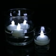 thumbnail image 2 of 12 Pack Realistic and Bright Flickering Bulb Battery Operated Flameless LED Tea Light for Seasonal and Festival Celebration  Pack of 12  Electric Fake Candle Yellow light, 2 of 8