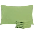 thumbnail image 1 of Queen Pillowcases Set of 4, 100% Brushed Microfiber, Soft and Cozy, Wrinkle, Fade, Stain Resistant with Envelope Closure, 20"x 30", Sage Green, 1 of 7