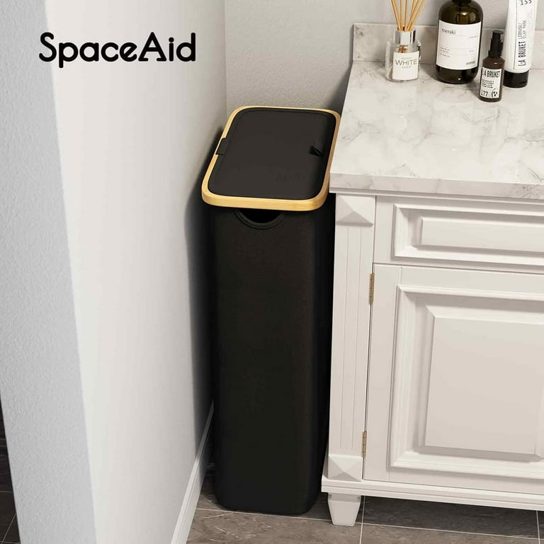 Slim Laundry Hamper with Lid, 65L Capacity photo 4