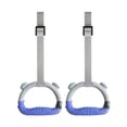 thumbnail image 2 of harper Fitness Rings Gymnastic Durable PP Material Adjustable Straps Bodyweight Workout Gray Blue 1m, 2 of 10