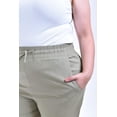 thumbnail image 4 of Pantalon de lino Roman Fashion Talla Extra Verde militar 42, 4 of 7