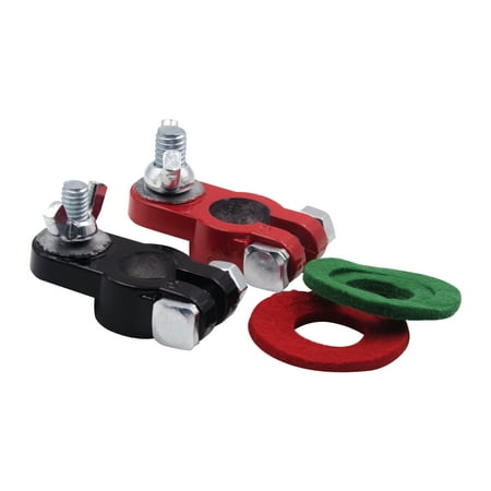 EverStart Marine Epoxy Coated Battery Terminals, Easy Polarity Indentification
