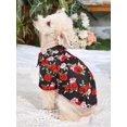 thumbnail image 1 of PETSIN Petsin Rose & Floral Print Romantic Pet Shirt, Suitable For Both Cats And Dogs, 1pc, 1 of 5