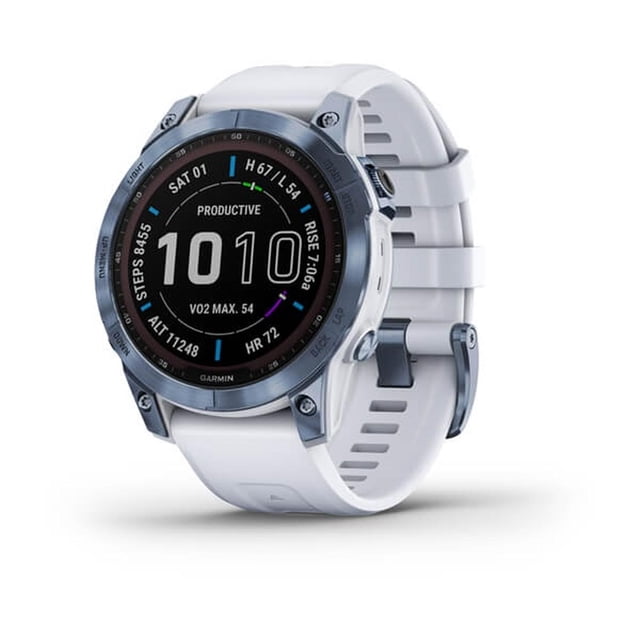 Reloj GPS Garmin Fenix 7 Zafiro Solar Titanio DLC (47mm) blanco 47mm GARMIN Garmin Fenix 7 Zafiro Solar