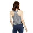 thumbnail image 2 of US Blanks US510 Ladies Sheer Cropped Racer Tank, 2 of 2