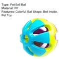 thumbnail image 7 of UDIYO Pet Playing Ball Ball Shape Durable Colorful Cats Playing Ringing Ball for Chewing, 7 of 7