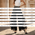 thumbnail image 3 of Womens Wide Leg Pants BWASD Elegant High Waist Chiffon Flowy Palazzo New 2026 Dress Trousers Breathable for Travel Vacation Beach Summer Fashion (Navy 3XL), 3 of 5