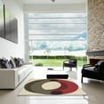 thumbnail image 7 of Ahgly Company Machine Washable Indoor Square Transitional Brown Red Area Rugs, 6' Square, 7 of 7