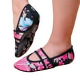 thumbnail image 3 of Nufoot Betsy Lou Women's Shoes, Best Foldable & Flexible Flats, Slipper Socks, Travel Slippers & Exercise Shoes, Dance Shoes, Yoga Socks, House Shoes, Indoor Slippers, Coffee, Medium, 3 of 5