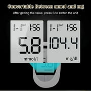 Blood Glucose Monitor Kit, Blood Glucose Meter Glucometer Kit ,50 Glucometer Strips, 50 Lancets, Lancing Device, Carrying Case