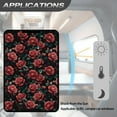 thumbnail image 5 of Yuyamidu Red Rose RV Door Window Shade Universal Camper Trailer Blackout Window Cover RV Side Door Window Shade Cover Decorative Accessories for Inside Camper, 5 of 7