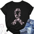 thumbnail image 5 of Lovskoo Short Sleeve Shirts for Women Summer Casual Letter Print Pullover T-Shirt Tops Shirt Black, 5 of 5