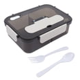 thumbnail image 3 of Contenedor de almuerzo para niños, 3 compartimentos Cajas Bento Caja de almuerzo Bento Cajas Bento de gran capacidad Rendimiento sólido, 3 of 9