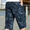 thumbnail image 4 of cllios Mens Cargo Shorts Plus Size Multi Pockets Shorts Work Military Shorts Summer Camping Cargo Shorts, 4 of 6