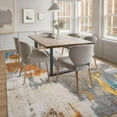 thumbnail image 2 of Lochas Modern Vintage Abstract Rug Fluffy Area Rugs Soft Carpet for Living Room Bedroom Home Decor,8'x10',Gray, 2 of 7