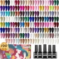 thumbnail image 1 of Kit de esmaltes de uñas en gel JODSONE de 32 colores con lámpara LED de 150 W, 1 of 8