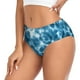 thumbnail image 2 of Fotbe Blue Tie Dye Calzones Estampados para Mujer – Ropa Interior de Algodón, Cómoda, Suave y Elástica-Large, 2 of 6