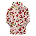 thumbnail image 4 of Lilgiuy Men's Casual Christmas Sweater Fleece Digital Printing Hooded Sweatershirt, 4 of 5