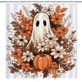 thumbnail image 1 of Cortina de Ducha WDOplteas 71x71 Pulgadas Accesorios Impermeables Halloween, 1 of 9
