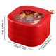 thumbnail image 3 of Caja de dulces multicapa con bocadillos y dulces secos. Caja de dulces con compartimentos. Plato de frutas con dulces secos divididos. Caja con bocadillos y dulces., 3 of 6