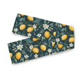 thumbnail image 7 of Yayeee Table Runner 90 inches Long Home Kitchen Dinning Party Decoration, Blue Floral Lemons, 7 of 7