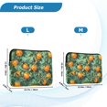 thumbnail image 4 of FORMRS 15-15.6 inch Laptop Sleeve Case Soft Carrying Quilted Computer Bag Cover, Orange Tree Pattern, 4 of 7