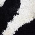 thumbnail image 2 of Rugsotic Carpets Hand Tufted Shag Polyester Eco-Friendly Area Rugs - 5'x8', Rectangle, Black White, Plain Solid Design, High Pile Handmade Anti Skid Rugs for Living Room, Bed Room K00006, 2 of 5