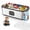 Black, variant on Oswerpon Yogurt Maker Machine, 8 Glass Jars, Adjustable Time & Temperature Control, Automatic Yogurt Maker, White