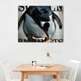 thumbnail image 2 of Orinice Penguin Hat Symbolism Fine Art Aesthetic Poster Print Wall Painting for Classroom Kitchen Office Decor 16x12in, 2 of 6