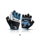 thumbnail image 2 of Sonducket 2 piezas de guantes de ciclismo para hombre, Protector deportivo antideslizante para exteriores, verano, a prueba de golpes, antisudor, Ciclismo Azul METRO, 2 of 6