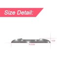 thumbnail image 2 of 4 Pieces Anti-Scratch Protection for Rhinestone Handle, Rhinestone Decoration Rearview Mirror Trim Strip, Glitter Car Stickers Anti-Collision Door Universal (White), 2 of 5