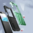 thumbnail image 5 of Dteck for Samsung Galaxy Z Flip 5 Case with Silicone Hinge Protection, Heavy Duty Drop-Proof Rugged Case with Back Screen Protector for Samsung Galaxy Z Flip5 5G,Green, 5 of 5