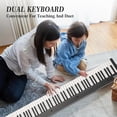 thumbnail image 1 of Ourlova 88 Keys Piano Keyboard Set Electronic Digital Piano with Built-in Speaker Microphone Portable Keyboard Gift Teaching for Beginners Electric Piano, 1 of 7