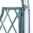 thumbnail image 6 of SAFAVIEH Jaida Outdoor Patio Traditional Arbor, Antique Blue, 6 of 9