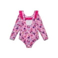 thumbnail image 2 of Character Toddler Girl Long- Sleeve Ruffle One- Piece Swimsuit, Sizes 12M-5T, 2 of 3
