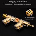 thumbnail image 2 of 4Pcs Banana Plugs 45 Degree Angled Banana Connectors Gold, 2 of 5