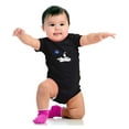 thumbnail image 4 of NASA Astronaut Space Shuttle Surfing Romper Boys or Girls Infant Baby Brisco Brands 12M, 4 of 7