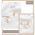 thumbnail image 5 of Boho Knuckle Rings Set Gold Joint Knuckle Rings Crystal Midi Size Stackable Finger Rings Hand Accessories for Women and Girls 17PCS, 5 of 5