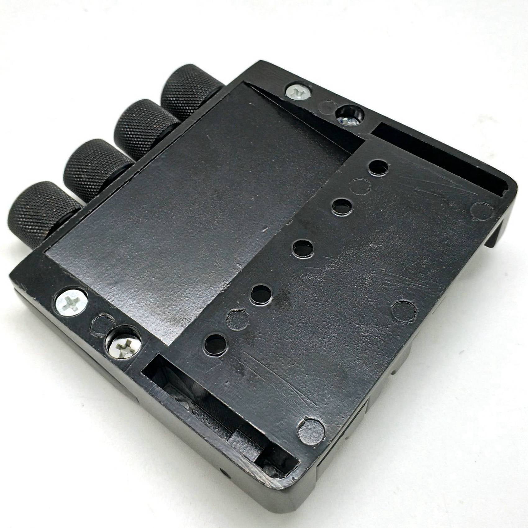 2 Set 4 String Headless Guitar Bridge System Electric Part for Replacement