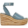 thumbnail image 2 of Franco Sarto Women's Toni Espadrille Wedge Sandals Denim Blue 7.5M, 2 of 5