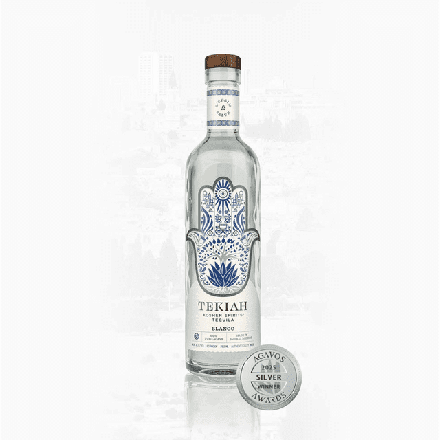 Tequila Tekiah Kosher Spirits Blanco 750 ML 100% Mexicano