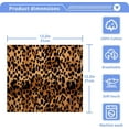 thumbnail image 4 of Coolnut 2 Pack Leopard Print Pure Cotton Washcloths 12 x 12 Inch Reusable Absorbent Soft Cotton Face Towels Fingertip Towels Set for Gym Towels,Hotel and Spa Wash cloth, 4 of 7