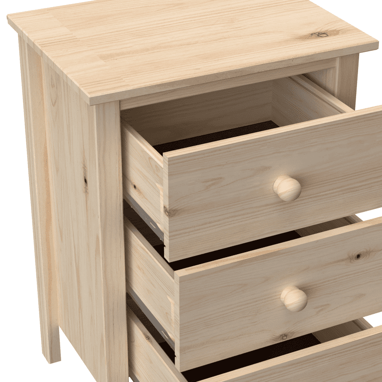 Unfinished tall nightstands discount