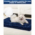 thumbnail image 4 of Alfombra de cama para perros Exsnugy, reversible, lavable, para perros pequeños, medianos y grandes, 4 of 8