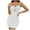 White, variant on Dresses Solid Color Dress With Chest Wrap In Summer Women Wear Lovely Sundress Wedding Guest Dress