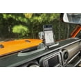 thumbnail image 4 of Rugged Ridge iPod/iPhone/Smartphone Mount 13551.23 iPod/iPhone/Smartphone Mount; Dashboard Mount With Swivel Ball Type Adapter/Tripod Adapter; Black; Plastic, 4 of 5