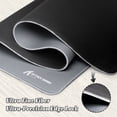 thumbnail image 4 of ATTACK SHARK CM02Pro Gaming Mouse Pad XXL Speed Esports Desk Mat Waterproof Surface Stitched Edges Anti-Slip Rubber Base 35.43” x 15.75” x 0.16”,Gray, 4 of 10